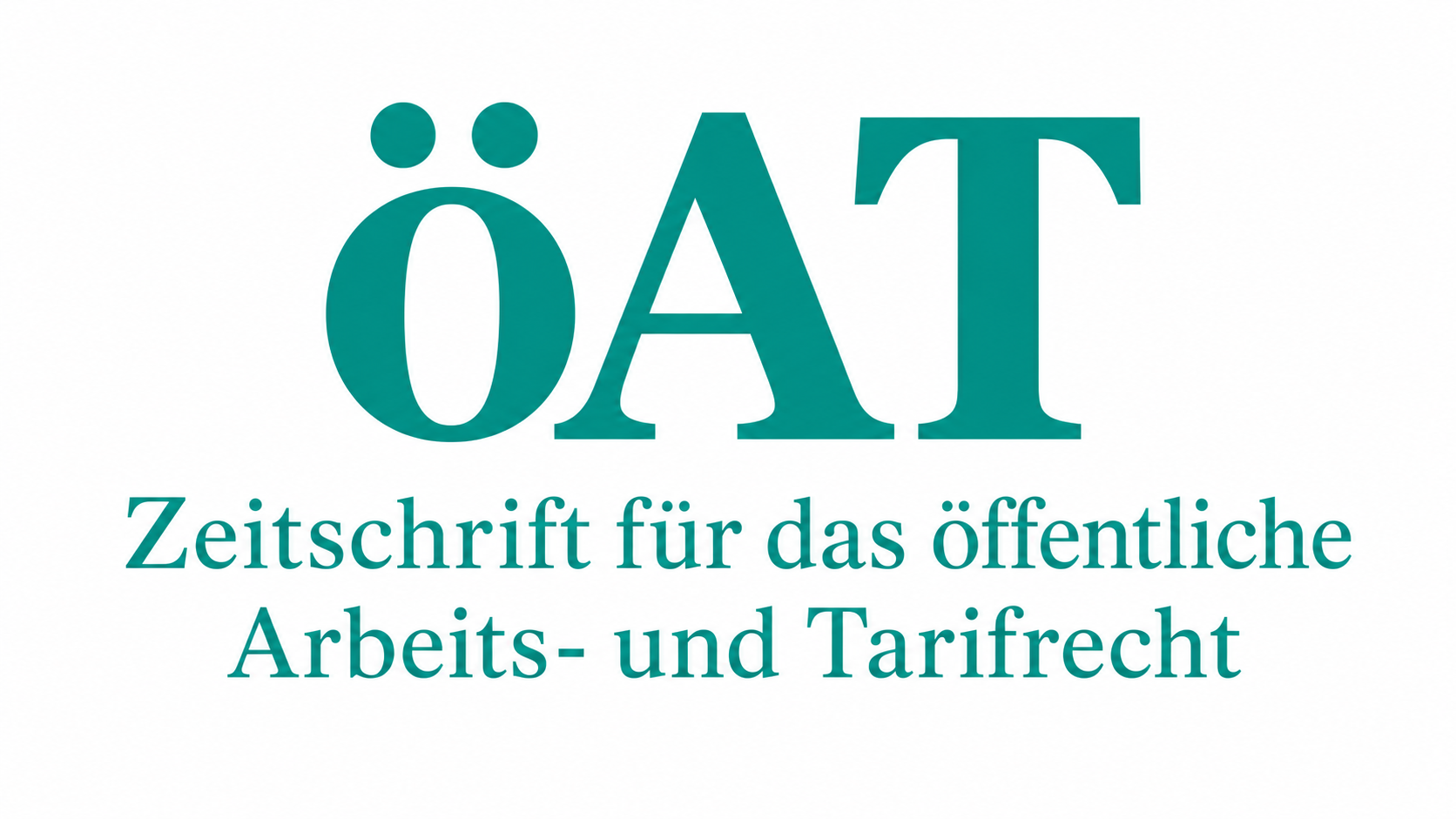 öAT — Zeitschrift für das öffentliche Arbeits- und Tarifrecht
